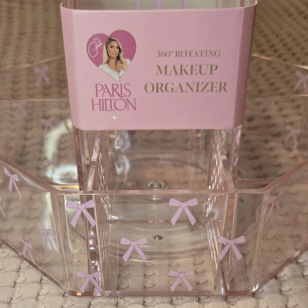 Paris Hilton Pink Bow Makeup Organizer